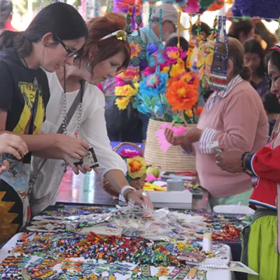 Image: The foods and booths of TMY