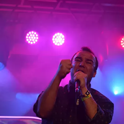 Image: Future Islands at Pandora SXSW