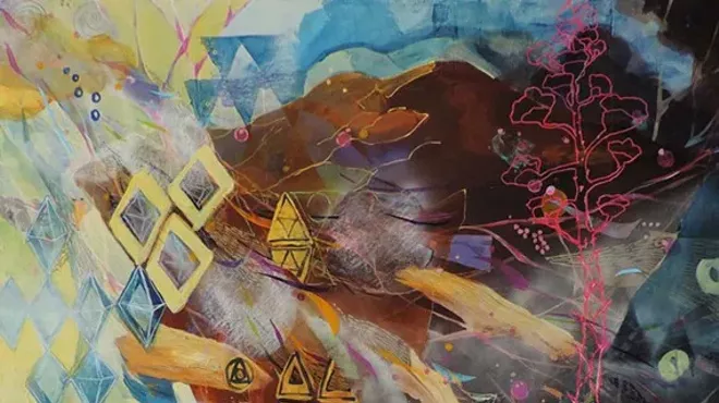 Image: Leanne C. Miller &#124; Pushing Through the Layers &#124; Dec 16, 2014 – Jan 15, 2015