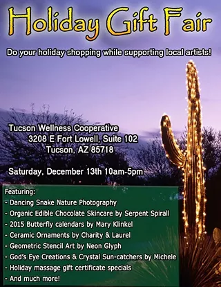 Image: Wellness Co-Op Holiday Gift Fair