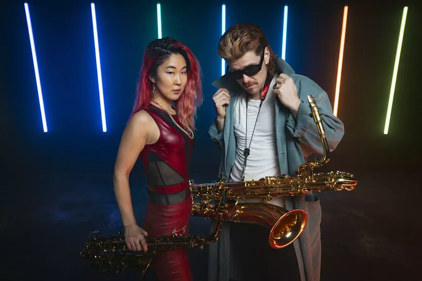 "2 SAXY" with Grace Kelly and Leo Pellegrino