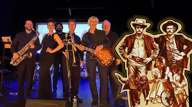 Image: 2nd Saturdays at the Fox ~ Music and Movies ~ Butch Cassidy and the Sundance Kid with Musical Artist: B