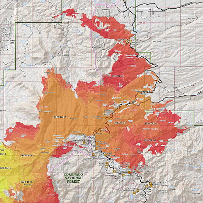 Image: 58,000-acre Bighorn Fire Down to 16% Containment