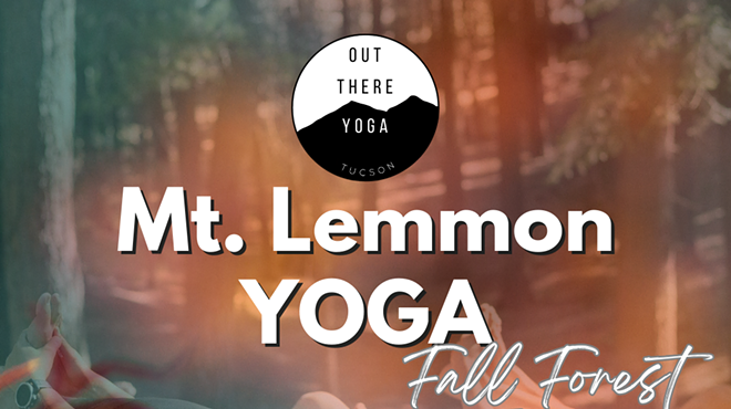 Image: Adventure yoga fall forest edition