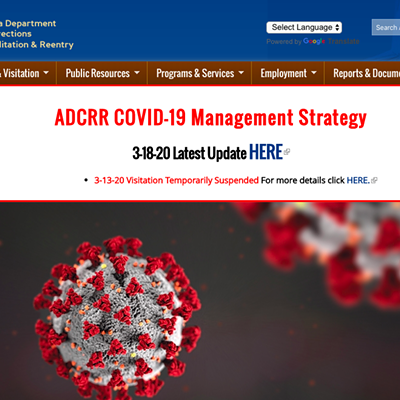 Image: Arizona Corrections Changes Healthcare Policies Under Pressure from COVID-19