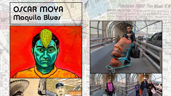 Image: Art Opening: Oscar Moya Maquila Blues, and Ingrid Leyva's # Mexican Shoppers