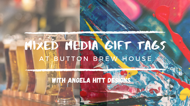 Image: Artsy Craftsy at BBH: Angela Hitt Designs Mixed Media Gift Tags