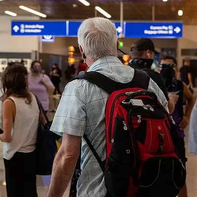 Image: As air travel increases, so do concerns about COVID-19 safety measures