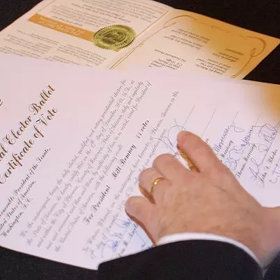 Image: As legal challenges continue to fall, Biden electors set to meet, vote