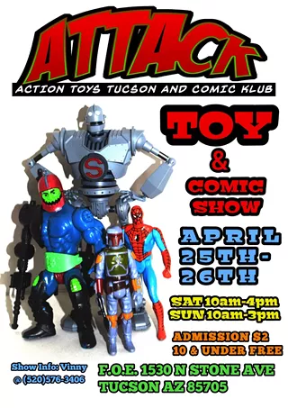 Image: Attack toy and comic show