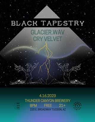 Image: Black Tapestry with glacier.wav & Weston Smith
