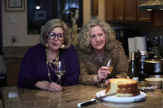 Annette Hillman and Rhonda Hallquist in Women in Jeopardy