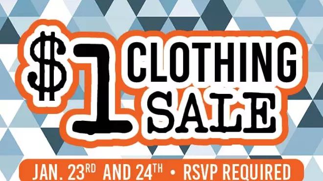 Image: Buffalo Exchange $1 Clothing Sale