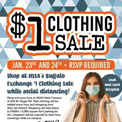 Image: Buffalo Exchange $1 Clothing Sale