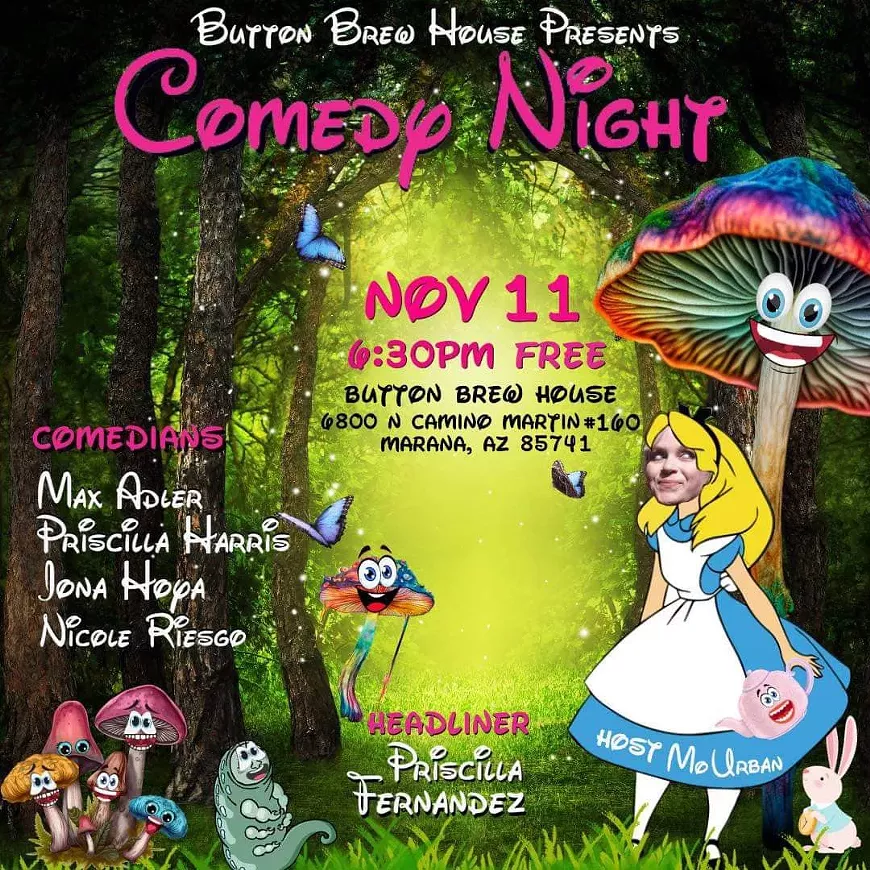 Comedy Night 11/11 Button Brew House!