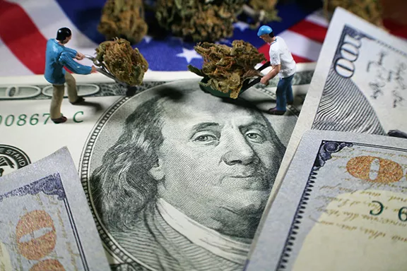Money and marijuana go together like rama lama lama ka dinga da dinga dong