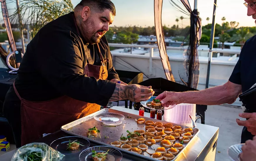 AZ Cannabis Chef Derek Upton Dosing Appetizers