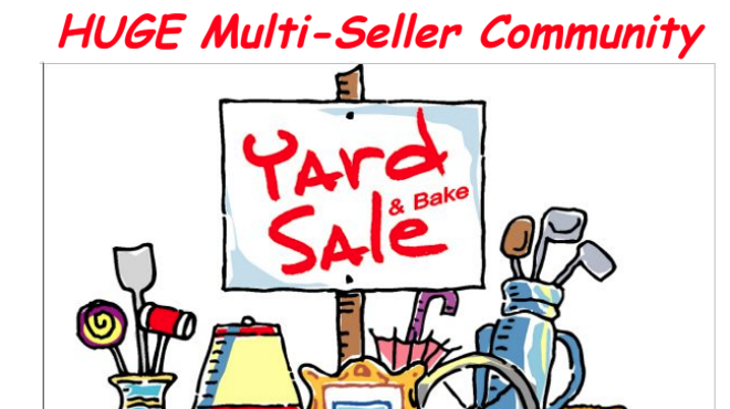 Image: CFHS Band HUGE Community Yard Sale