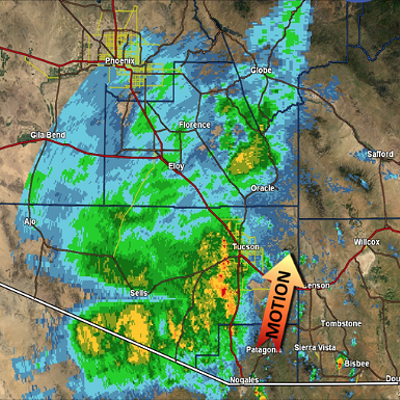 Image: City of Tucson Handing Out Free Sandbags to Counter Tropical Rainstorm Rosa