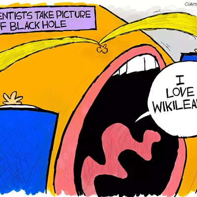 Image: Claytoon of the Day: A Trumpian Hole