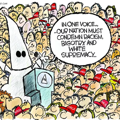 Image: Claytoon of the Day: Condemning Racism