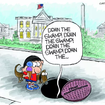 Image: Claytoon of the Day: Drain the Sewer