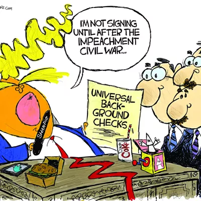 Image: Claytoon of the Day: Impeachment Civil War