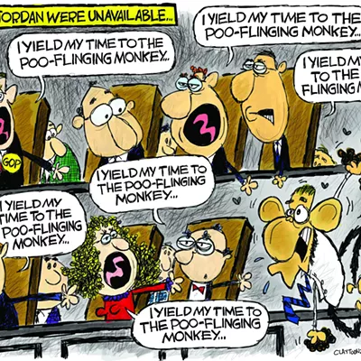 Image: Claytoon of the Day: Poo-Flinging Republicans
