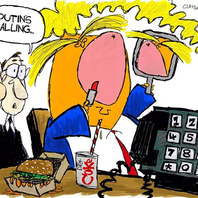Image: Claytoon of the Day: Putin Calling