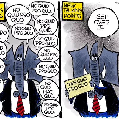 Image: Claytoon of the Day: Quid Pro Uh-Oh