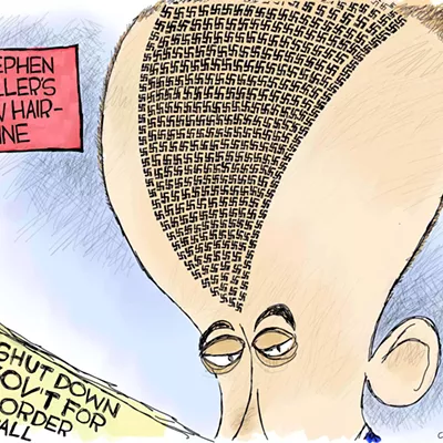 Image: Claytoon of the Day: Spray-On Hatred
