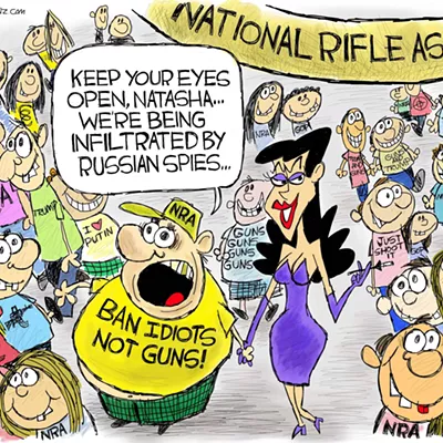 Image: Claytoon of the Day: The NRA is Fatale