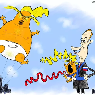 Image: Claytoon of the Day: Trump Baby