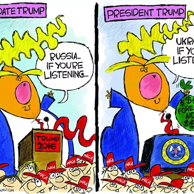 Image: Claytoon of the Day: Trump's Listening Tour