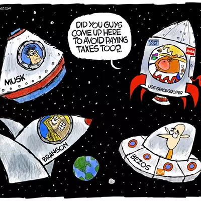 Image: Claytoonz: Billionaires In Space