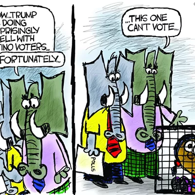 Image: Claytoonz: Latinos for Trump