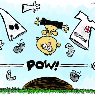 Image: Claytoonz: No Ball For Racists