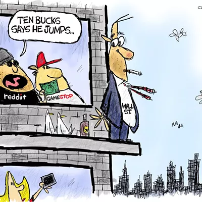 Image: Claytoonz: Take That Wall Street