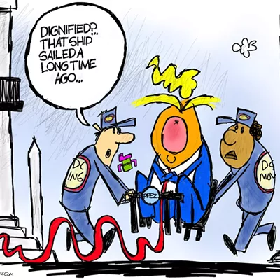 Image: Claytoonz: Tiny Desk For Diaper Don