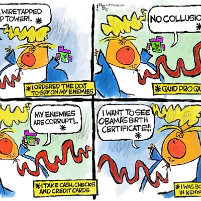 Image: Claytoonz: Trump Tower Of Spies