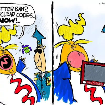Image: Claytoonz: Trump Twitter Ban