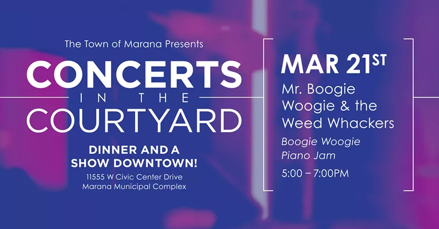 Concerts in the Courtyard - Mr. Boogie Woogie & the Weed Whackers