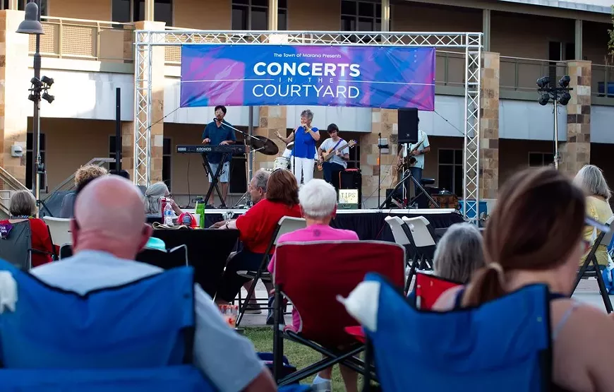 Crowd enjoys live music at Marana Municipal Complex