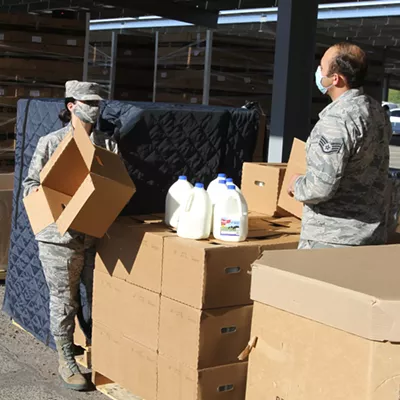 Image: Crest Insurance donates to Community Food Bank