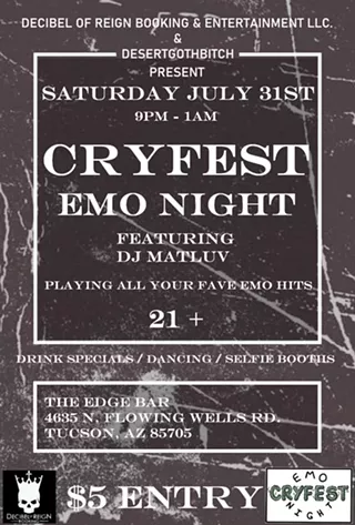 Image: CryFest(Emo Night) At The Edge