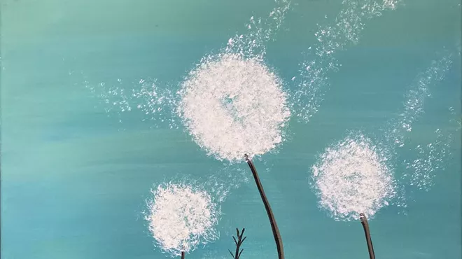 Image: Dandelion Dust Sip and Paint at Bawker Cider