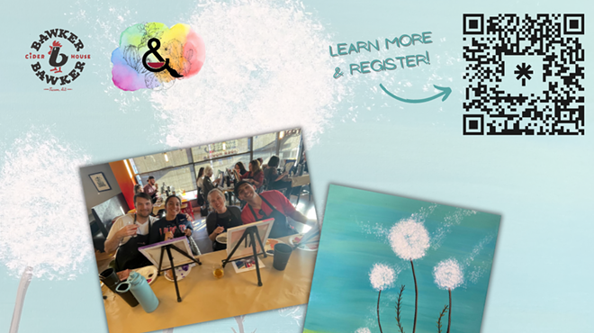 Image: Dandelion Dust Sip and Paint at Bawker Cider