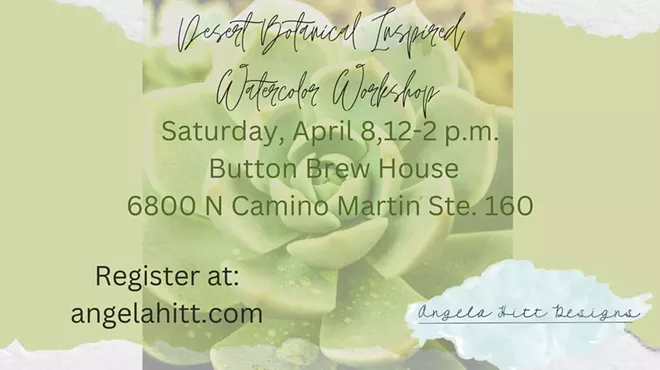 Image: Desert Botanical Inspired Watercolor Workshop