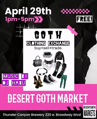 Image: Desert Goth market