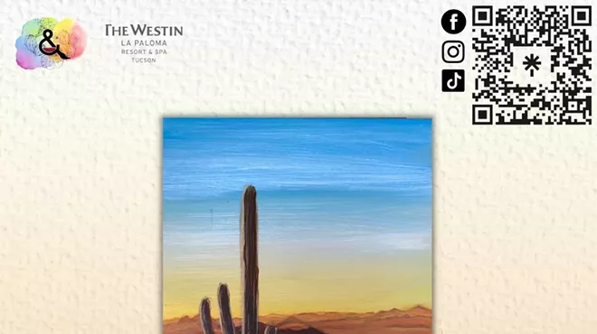 Image: Desert Sunset Paint and Sip at the Westin La Paloma